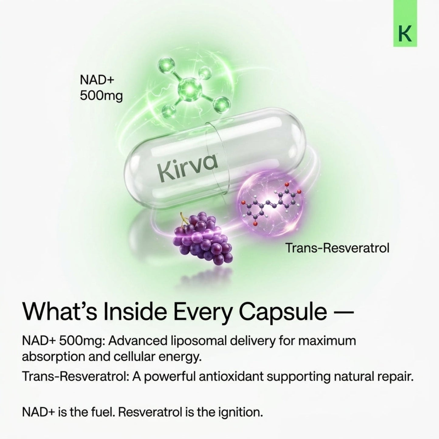 Kirva NAD+ LIPOSOMAL